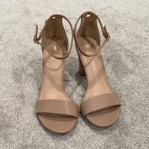 Kelly & Katie Tan Ankle Strap Heels